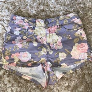Floral H&M shorts